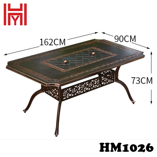BÀN NƯỚNG ĐIỆN SÂN VƯỜN HM1026