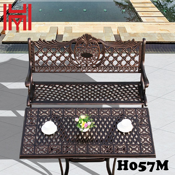 BĂNG GHẾ DÀI SÂN VƯỜN H057M