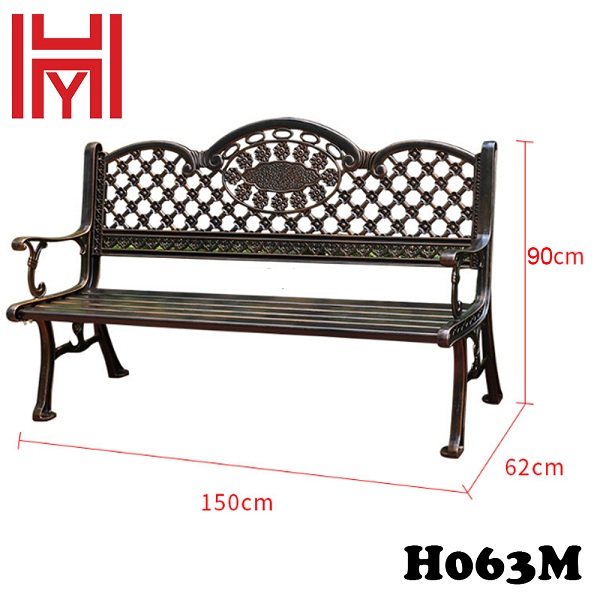 BĂNG GHẾ DÀI SÂN VƯỜN H063M