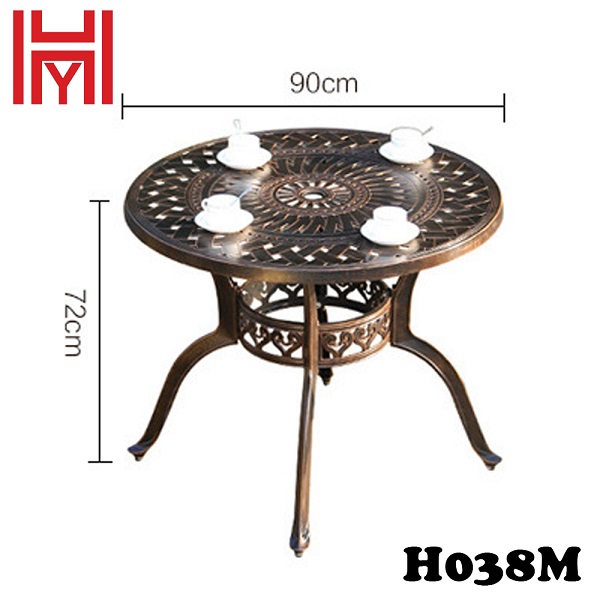 BÀN SÂN VƯỜN HM038 VIÊN HOA