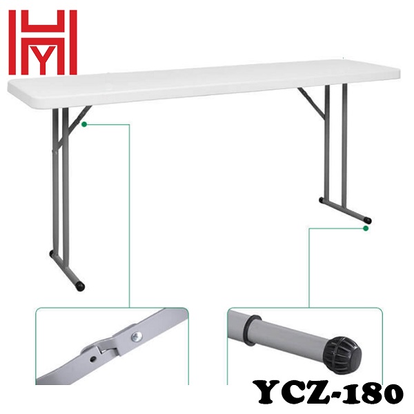 BÀN GẤP CHỮ NHẬT DÀI TH-180